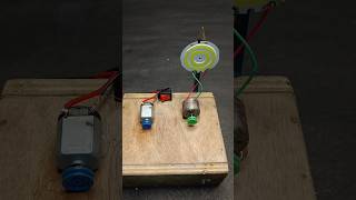 DIY DC to DC Motor Generator  How to Make a DC Motor a Generator shorts motor dcmotor [upl. by Geddes]