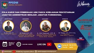 Live Webinar PPSDM Regional Yogyakarta Tahun 2022 Seri  1 [upl. by Notlit]