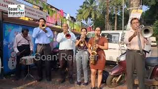 Goan ReporterNews Live FRANCIS BRASS BAND Goa [upl. by Yevette731]