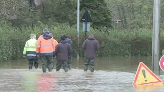 Intempéries dans le PasdeCalais HesdigneullèsBoulogne sous les eaux  AFP Images [upl. by Hartill73]