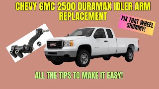 Chevy GMC 2500 idler arm replacement plus other parts [upl. by Enajiram]