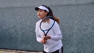 13yr old Korean girl tennis player JAEAH LEE🎾 이재아👊 [upl. by Derfla]