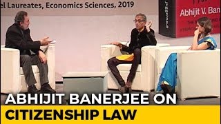 quotOne Thing Which Worries Mequot Abhijit Banerjee On Citizenship Law [upl. by Virgina]