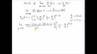 Poisson Distribution is a limiting case of Binomial distribution [upl. by Greysun44]