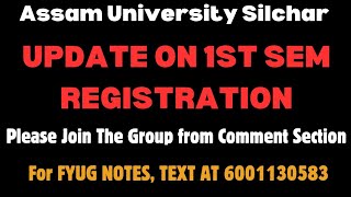 First Semester Registration Process  FYUG 2024  Assam University Silchar Kali Charan Deb [upl. by Gonick]