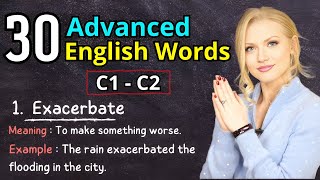 30 Advanced English Vocabulary Words to Boost Your Fluency Fast [upl. by Rexanna]