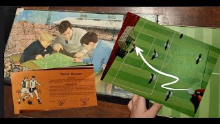 Table Soccer Board Game from 1965 Great Game [upl. by Eigna]