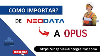 Como importar de Neodata a Opus [upl. by Zoeller278]