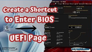 How to Create a Shortcut to Enter the BIOS  Windows 11  10 [upl. by Swor674]