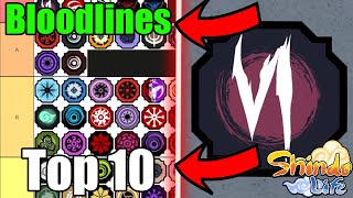 Top 10 BEST Shindo Life Bloodlines [upl. by Rehprotsirhc377]