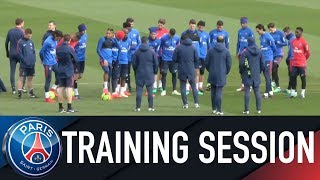 Paris SaintGermain TRAINING SESSION AS SAINTETIENNE  PARIS SAINTGERMAIN [upl. by Aelsel]