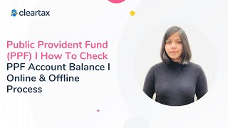 Public Provident Fund PPF I How To Check PPF Account Balance I Online amp Offline Process [upl. by Ronn]