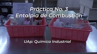 Práctica No3 Entalpia de Combustión Química Industrial [upl. by Dorisa]