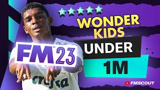 FM23 CHEAP Wonderkids Under 1M  Football Manager 2023 Wonderkids [upl. by Isaac520]