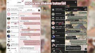 How to make MDGram theme  Cara membuat tema di MDGram  MDGram tutorial [upl. by Royce826]