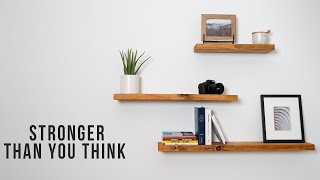 Easy DIY Floating shelves  DIY Creators [upl. by Onairpic476]