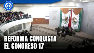 Se consuma el Congreso 17 para aprobar la reforma judicial con Tamaulipas [upl. by Noryb]