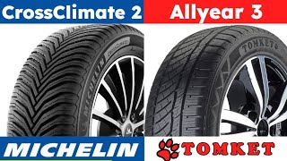 Premium vs Budget All Season tires Michelin CrossClimate 2 vs Tomket Allyear 3 [upl. by Aicilec]