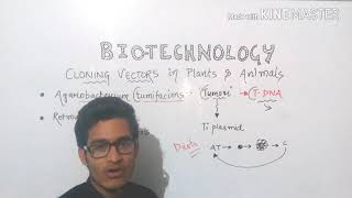 Cloning vectors in plants and animals Agrobacterium tumifaciens and Retrovirus [upl. by Regdor191]