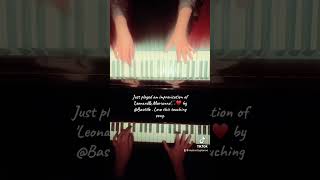 I tried to play Leonard amp Marianne by Bastille  🎵🔥😎 ampersand bastille pianocover piano [upl. by Assel623]