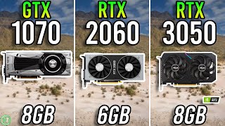 GTX 1070 vs RTX 2060 vs RTX 3050  Big Difference [upl. by Anwahsit905]