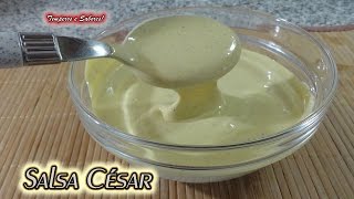 SALSA CÉSAR receta original y fácil de Temperos e sabores [upl. by Thisbe]