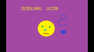 DZIELNIKI LICZB [upl. by Ayamahs]