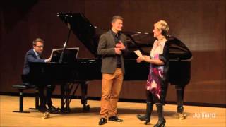 Joyce DiDonato Master Class December 10 2015 Jakub Józef Orliński amp Michał Biel [upl. by Huff489]