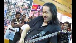 Herman Li From DragonForce Exclusive on LIVEnDIRECTent Musicians Expo 2011 [upl. by Emelyne]