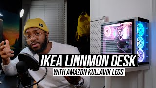 IKEA Linnmon Table Top Review  2021 Home Office Setup [upl. by Elisabetta]