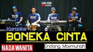 BONEKA CINTA Karaoke Nada Wanita  Endang Maymunah [upl. by Anoed142]