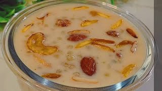 मलाईदार और रबड़ीदार मिल्की स्वाद से भरी साबूदाना की टेस्टी खीर की रेसिपी  Sabudana Kheer ki Recipe [upl. by Esinek]