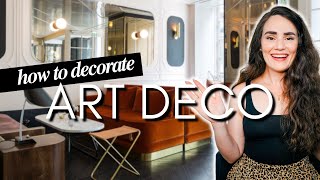 How to Decorate Art Deco Interior Design Styles Explained [upl. by Iaverne]