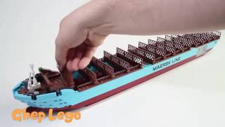 Lắp ghép Lego Tàu thủy chở hàng lớp E Lego Creator 10241 Maersk Line Triple E YouTube [upl. by Fisher864]