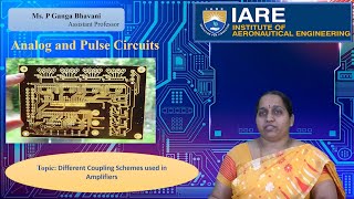 Different Coupling Schemes used in Amplifiers by Ms P Ganga Bhavani [upl. by Enovi]