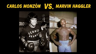 Fantasy Fight Carlos Monzón VS Marvelous Marvin Haggler [upl. by Tdnaltroc]