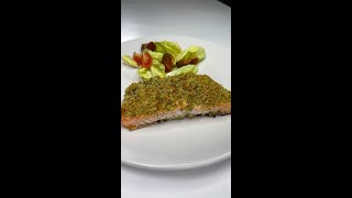 SALMONE GRATINATO  facilissimo e croccante Shorts [upl. by Ardnalahs]