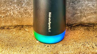 A Smart Water Bottle  HidrateSpark Pro STEEL Bottle  Unboxing amp Set Up Process [upl. by Atteniuq]