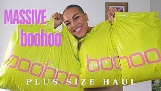 AN ABSOLUTELY MASSIVE BOOHOO PLUS SIZE FASHION TRY ON HAUL NEW IN SEP 2024 [upl. by Ellenor]