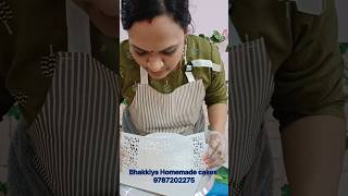 🥰Stencils Cake Design 🥰 bhakkiyatabletreat homemadecakes trendingvideo viral reels shorts [upl. by Cathee]