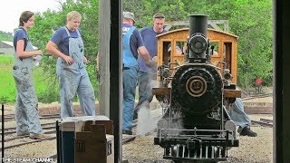 Whiskey River Railway 16quot Grand Scale Steam at Little Amerricka [upl. by Nottnerb]