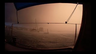 Vlog 26 Big storm in Ibiza Boats colliding and my boat starts drifting FAST [upl. by Koffman]