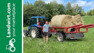 Ballentransporter im Selbstbau  landwirtcom [upl. by Ocirrej488]