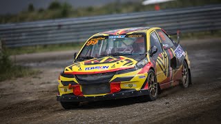 Mikołaj Otto po pierwszym dniu III rundy Oponeo Mistrzostw Polski Rallycross 2018 [upl. by Reider]