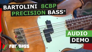 Bartolini 8CBP Precision Bass Pickup Demo [upl. by Iran]