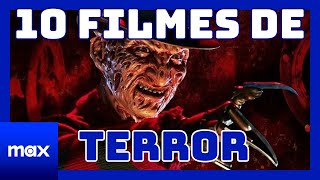 10 FILMES DE TERROR DO MAX OU HBOMAX [upl. by Drusie]