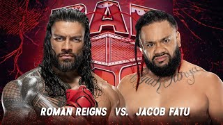 FULL MATCH  Roman Reigns vs Jacob Fatu  WWE Bad Blood 2024 [upl. by Nevur]