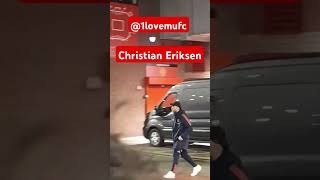 Christian Eriksen leaving Old Trafford Stadium  Manchester United 52 Leicester City 30oct2024 [upl. by Junna]