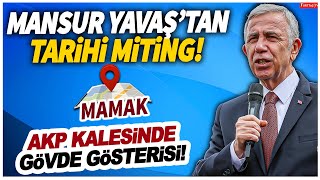 Mansur Yavaştan AKP kalesinde gövde gösterisi Olay miting konuşması canlıyayın [upl. by Eruot284]