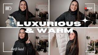 Cozy amp Chic Thrift Haul for Winter  Luxury on a Budget with Cashmere Wool amp More  Timeless Style [upl. by Daloris3]